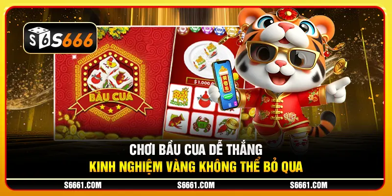 Chơi bầu cua dễ thắng: Kinh nghiệm vàng không thể bỏ qua