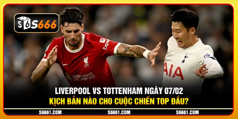 Liverpool vs Tottenham ngày 07/02: Kịch bản nào cho cuộc chiến top đầu?